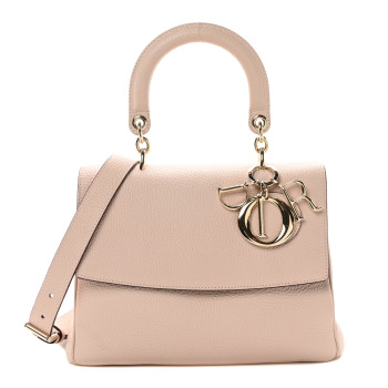 CHRISTIAN DIOR Bullcalf Small Be Dior Flap Rose Poudre