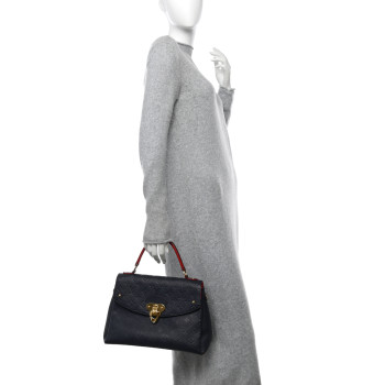 LOUIS VUITTON Empreinte Georges MM Marine Rouge