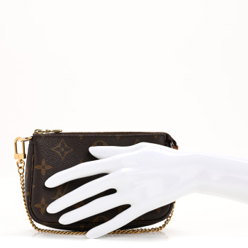 LOUIS VUITTON Monogram Mini Pochette Accessories