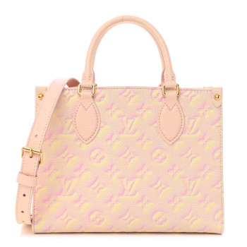 LOUIS VUITTON Empreinte Monogram Summer Stardust Onthego PM Pink