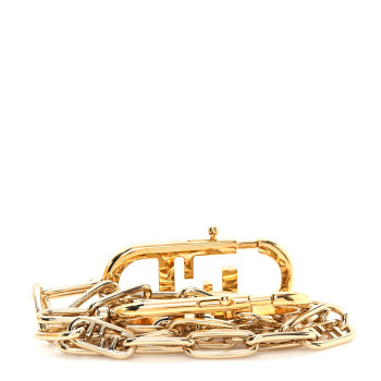 FENDI Metal O'Lock Strap You Gold