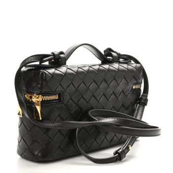 BOTTEGA VENETA Nappa Intrecciato Bang Bang Vanity Case Fondant