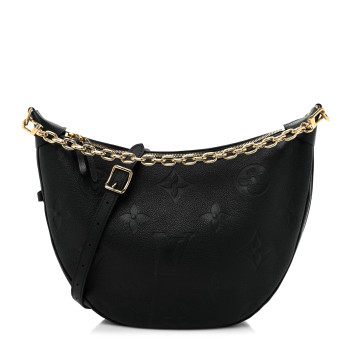 LOUIS VUITTON Empreinte Monogram Giant Loop Hobo Black