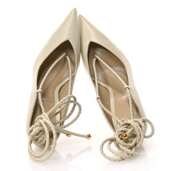 BOTTEGA VENETA Nappa Spritz Pumps 39.5 Cane Sugar