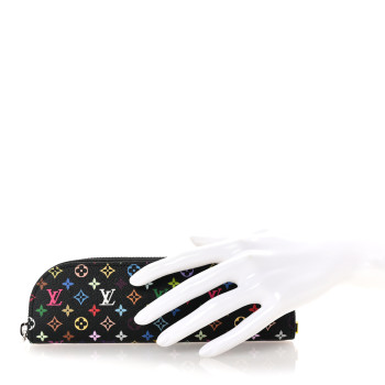 LOUIS VUITTON LV X TM Monogram Multicolor Charlotte Pencil Pouch Black
