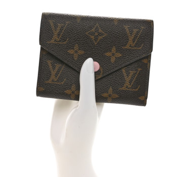 LOUIS VUITTON Monogram Victorine Wallet Rose Ballerine