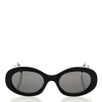 CELINE Acetate Triomphe 01 Sunglasses Black