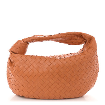 BOTTEGA VENETA Nappa Intrecciato Small Jodie Hobo Clay