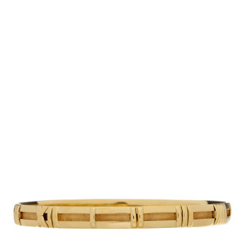 TIFFANY 18K Yellow Gold Atlas Open Bangle Bracelet