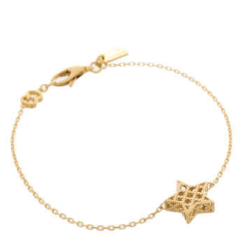 GUCCI 18K Yellow Gold Star Bracelet GUCCI 18K Yellow Gold Star Bracelet