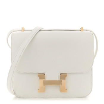 HERMES Swift Constance 18 New White