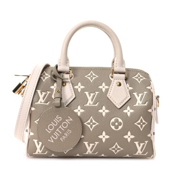 LOUIS VUITTON Empreinte Monogram Spring in the City Speedy Bandouliere 20 Kaki Beige Cream