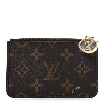 LOUIS VUITTON Monogram Zipped Romy Card Holder Bubble Tea
