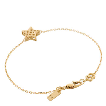 GUCCI 18K Yellow Gold Star Bracelet GUCCI 18K Yellow Gold Star Bracelet