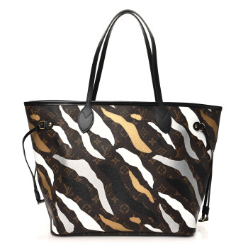 LOUIS VUITTON x LoL Monogram Neverfull MM Gold Silver