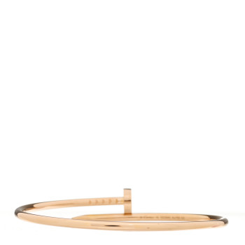 CARTIER 18K Pink Gold Small Juste Un Clou Bracelet 16