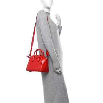 GIVENCHY Shiny Lord Calfskin Mini Antigona Red