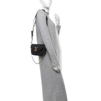 LOUIS VUITTON Calfskin New Wave Multi Pochette Black