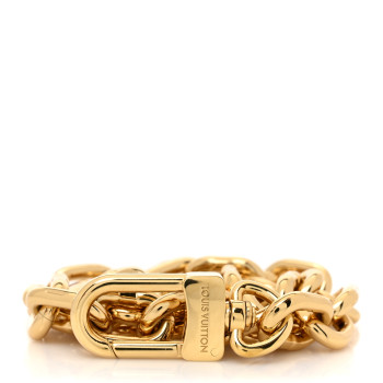 LOUIS VUITTON Pochette Metis East West Chain Strap Gold