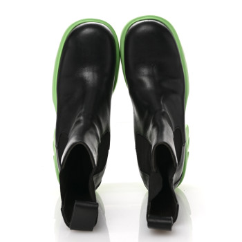 BOTTEGA VENETA Calfskin The Flash Chelsea Boots 39 Pistachio