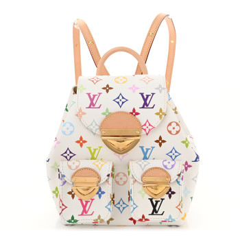 LOUIS VUITTON LV X TM Monogram Multicolor Venice Backpack White