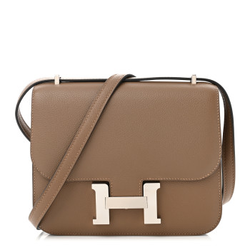 HERMES Evercolor Constance 18 Beige De Weimar