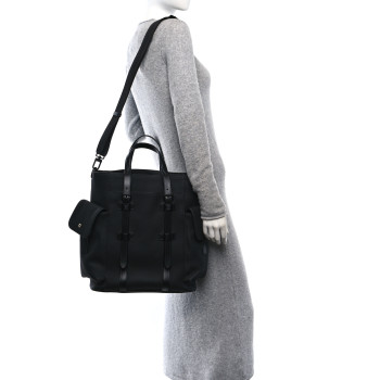 LOUIS VUITTON Taurillon Christopher Tote Black