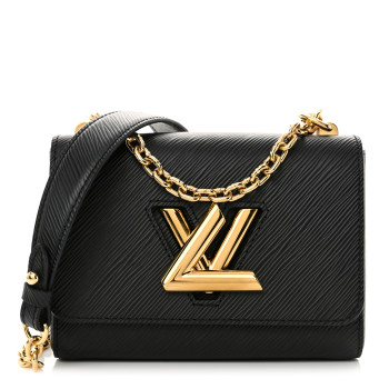 LOUIS VUITTON Epi Twist Shoulder Bag PM Black