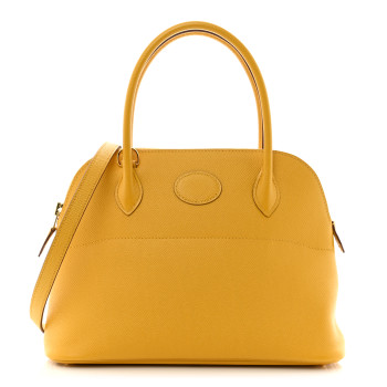 HERMES Epsom Bolide 27 Jaune Ambre