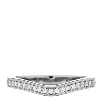 CARTIER Platinum Diamond Ballerine Wedding Band Ring 47 4.25 CARTIER Platinum Diamond Ballerine Wedding Band Ring 47 4.25