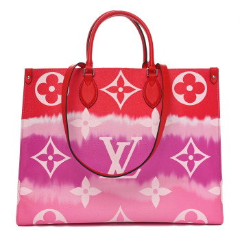 LOUIS VUITTON Monogram Escale Onthego GM Rouge