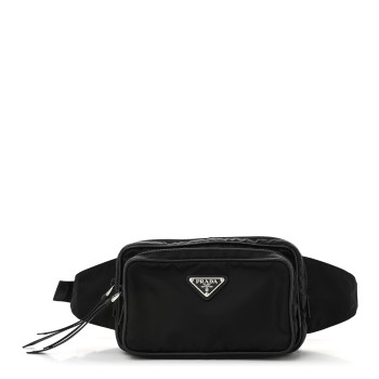 PRADA Tessuto Nylon Belt Bag Black