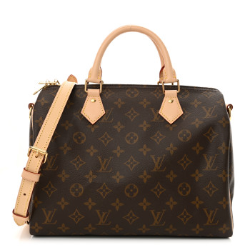 LOUIS VUITTON Monogram Speedy Bandouliere 30