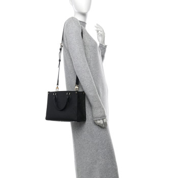 LOUIS VUITTON Empreinte Monogram Giant Onthego PM Black