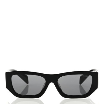 PRADA Acetate Pillow Sunglasses SPR A01 Black