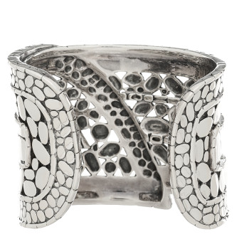 JOHN HARDY Sterling Silver Kali Pebble Overlap Cuff Bracelet