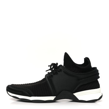 CHANEL Stretch Fabric Womens CC Sneakers 40 Black CHANEL Stretch Fabric Womens CC Sneakers 40 Black