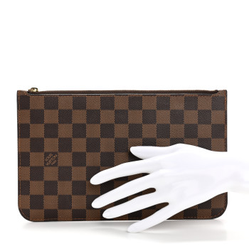 LOUIS VUITTON Damier Ebene Neverfull MM GM Pochette
