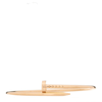 CARTIER 18K Pink Gold Small Juste Un Clou Bracelet 16