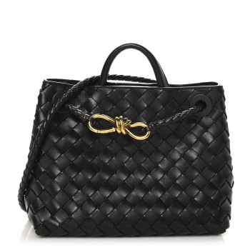 BOTTEGA VENETA Nappa Intrecciato Small Andiamo Shoulder Bag Fondant