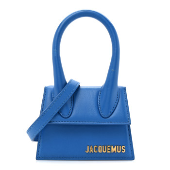 JACQUEMUS Smooth Calfskin Le Chiquito Blue