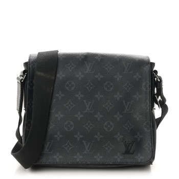 LOUIS VUITTON Monogram Eclipse District PM Black