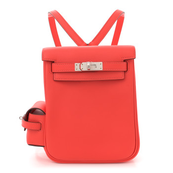 HERMES Swift Kelly Jump Backpack Orange Field