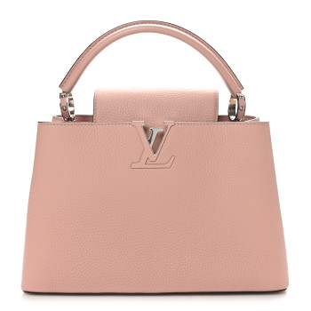 LOUIS VUITTON Taurillon Capucines PM Magnolia