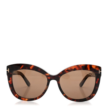TOM FORD Acetate Alistair Cat Eye Sunglasses TF524 Tortoise