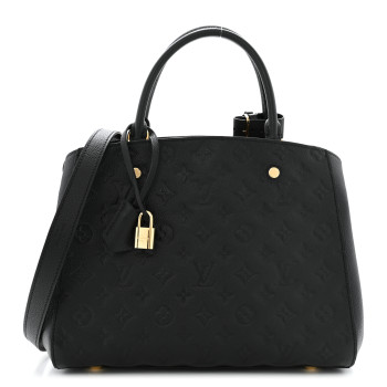 LOUIS VUITTON Empreinte Montaigne MM Black