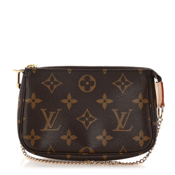 LOUIS VUITTON Monogram Mini Pochette Accessories
