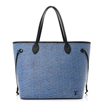 LOUIS VUITTON Epi Neverfull MM Denim Light