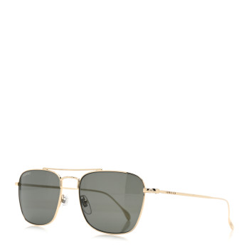 GUCCI Metal Aviator Sunglasses GG1183S Gold