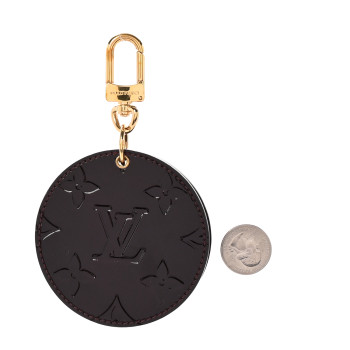 LOUIS VUITTON Vernis Mirror Bag Charm Amarante
